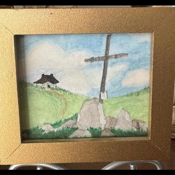 Mini Portrait #5 | “Correspondence” | Original Wall Art Home Decor - Picture 3 of 3